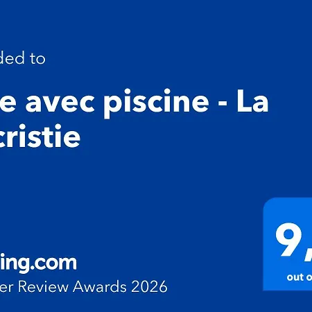 Avec Piscine - La Sacristie Hébergement de vacances *